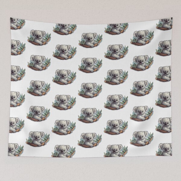 Item preview, Cute Koala Bear Eucalyptus designed and sold by nashthrift.