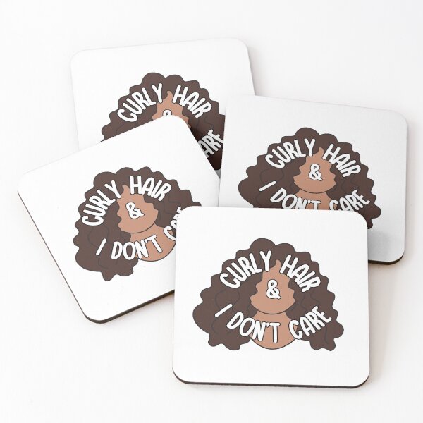 Item preview, Copy of Curly hair and I dont care  designed and sold by Keeping Art Heavenly.