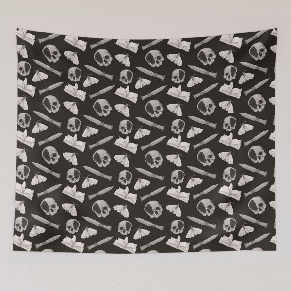 Item preview, Goth witchy pirate black and white designed and sold by -Lily-Anne-.
