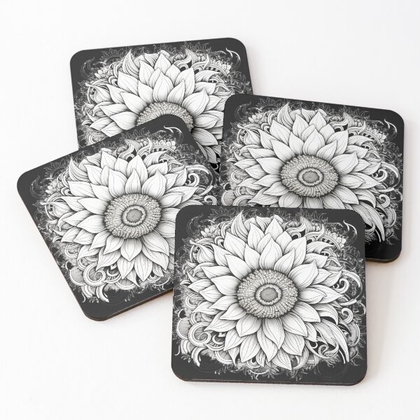 Item preview, Sunflower, Mandala Style designed and sold by WillowDrop.
