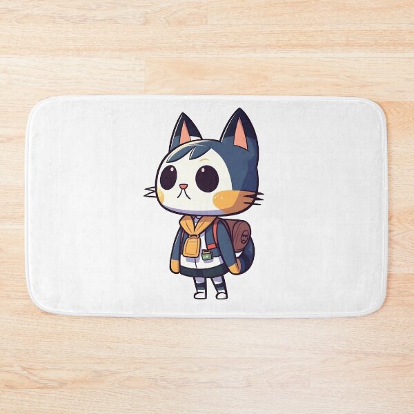 Item preview, Cute cartoon cat in school uniform and backpack. designed and sold by dpsstudio.