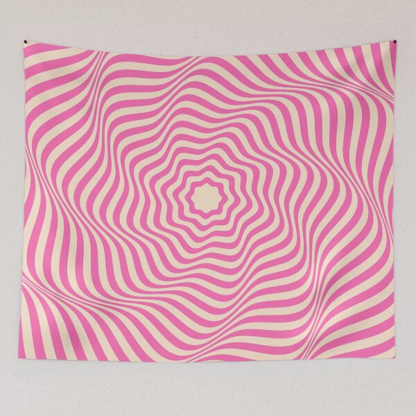 Item preview, Trippy Waves in Pink and Peach designed and sold by Trish Dish.
