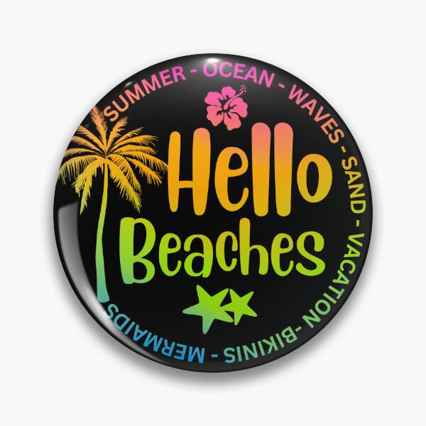 Item preview, HELLO BEACHES - Pacific Ocean, Vacay Mode, Sunset, Beach, Party Animal designed and sold by Sun Sand & Sea Art.