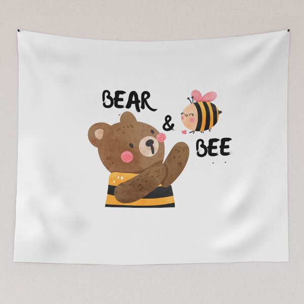 Item preview, happy bear and bee  designed and sold by kalidfashUSA.