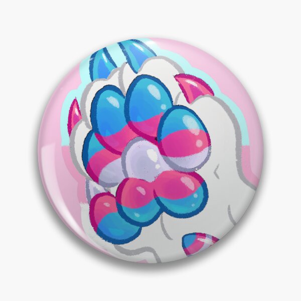 Item preview, Transgender Pride Paw (Pink) designed and sold by Snappy  Dragonier.