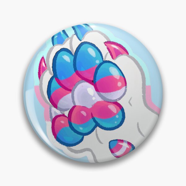 Item preview, Transgender Pride Paw (Blue) designed and sold by Snappy  Dragonier.