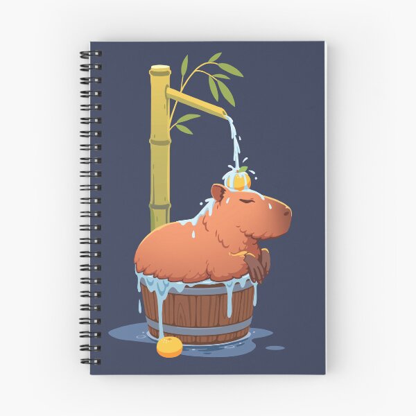 Item preview, Capybara Bath with Yuzu designed and sold by Tami Wicinas.
