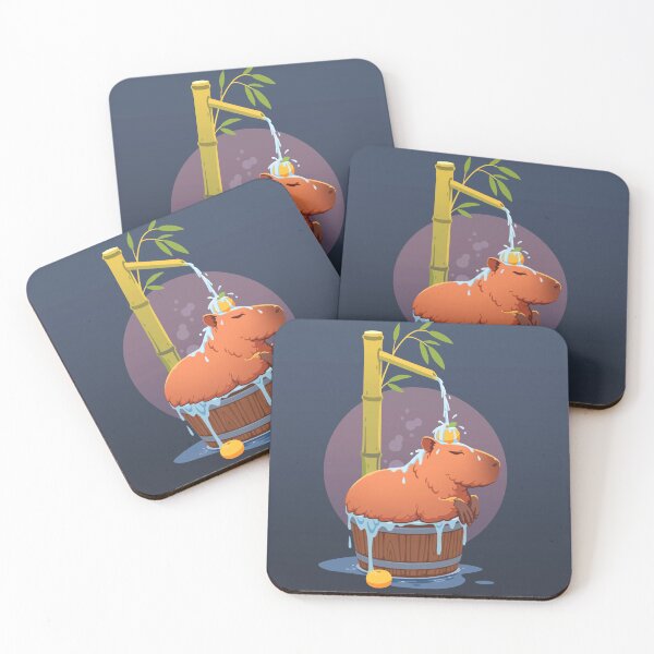 Item preview, Capybara Bath with Yuzu designed and sold by Tami Wicinas.