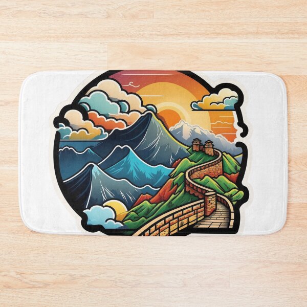 Item preview, A Great Wall in Distant Sunset designed and sold by nashthrift.