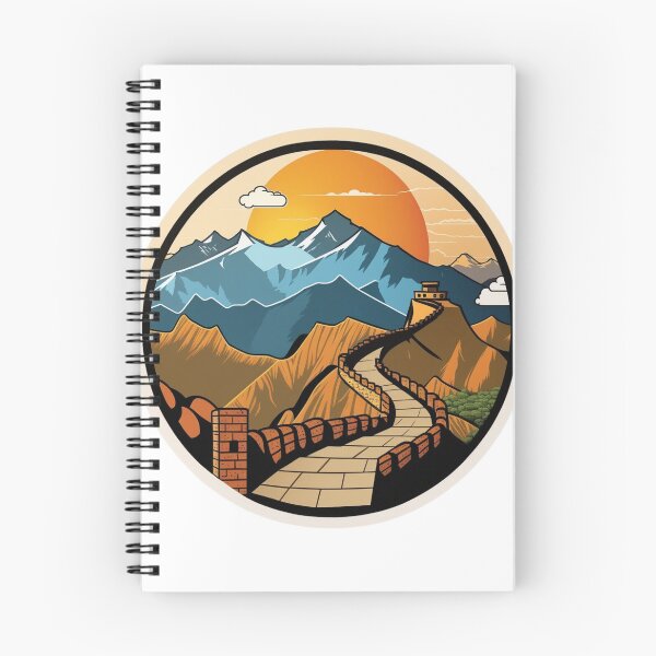 Item preview, A Great Wall in Distant Sunset designed and sold by nashthrift.