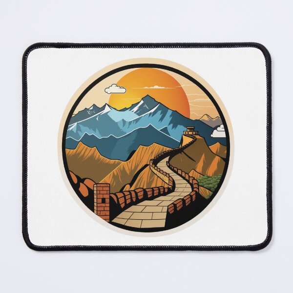 Item preview, A Great Wall in Distant Sunset designed and sold by nashthrift.