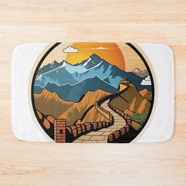 Item preview, A Great Wall in Distant Sunset designed and sold by nashthrift.