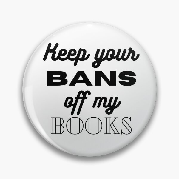 Item preview, Say no to banned books - black and white designed and sold by ebcameron.