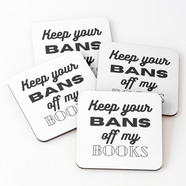 Item preview, Say no to banned books - black and white designed and sold by ebcameron.
