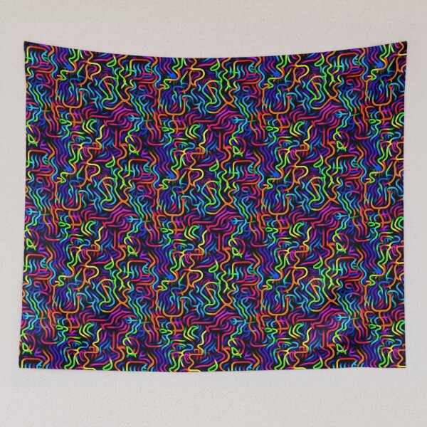 Item preview, Neon Multi-Colored Design | Vibrant Neon Wall Art | Modern Home Decor designed and sold by lipe1984.