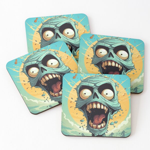 Item preview, Big Evil Grin Dead Head Zombie Creepy Spooky Halloween Novelty Gift designed and sold by NearlyNow.