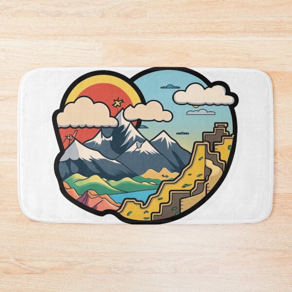 Item preview, A Great Wall in Distant Sunset designed and sold by nashthrift.
