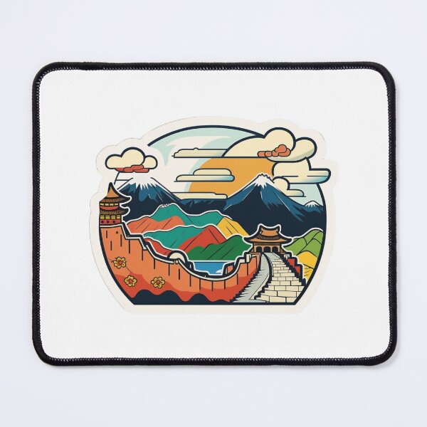 Item preview, A Great Wall in Distant Sunset designed and sold by nashthrift.