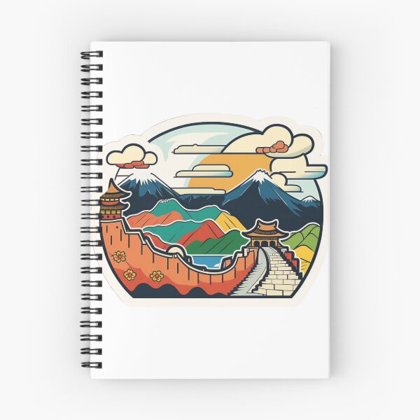 Item preview, A Great Wall in Distant Sunset designed and sold by nashthrift.