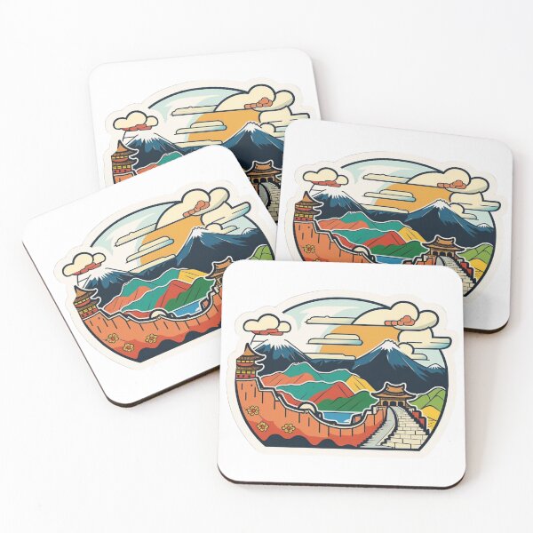 Item preview, A Great Wall in Distant Sunset designed and sold by nashthrift.