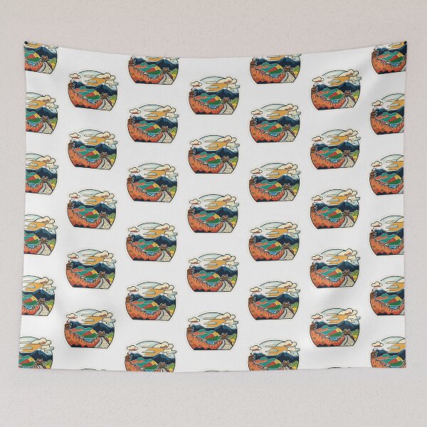 Item preview, A Great Wall in Distant Sunset designed and sold by nashthrift.
