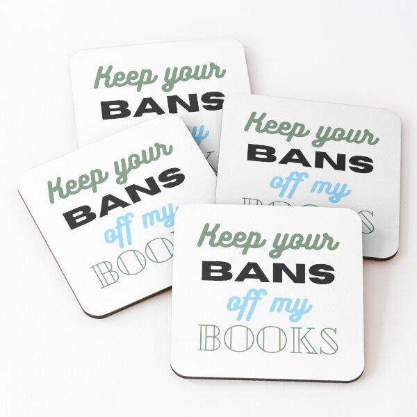 Item preview, Say No to Banned Books - blue and green designed and sold by ebcameron.