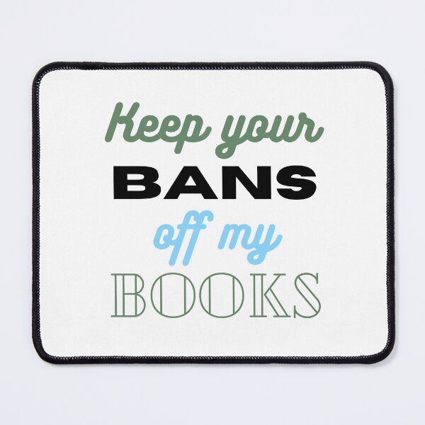 Item preview, Say No to Banned Books - blue and green designed and sold by ebcameron.