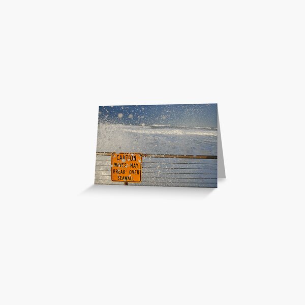 Pacifica Seawall Greeting Card