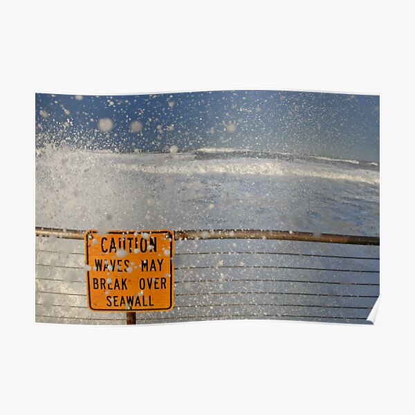 Pacifica Seawall Poster