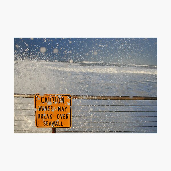 Pacifica Seawall Photographic Print