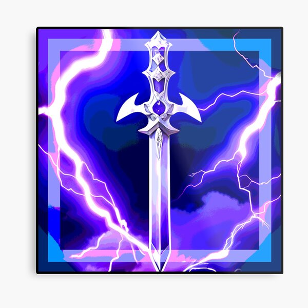 Lightning anime sword guy  Poster for Sale by Crazyfitzartz