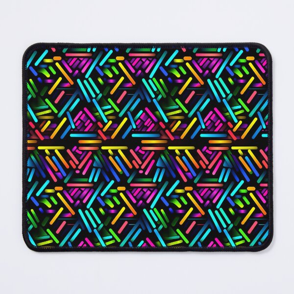 Item preview, Neon Multi-Colored Lined Design | Vibrant Neon Wall Art | Modern Home Decor designed and sold by lipe1984.