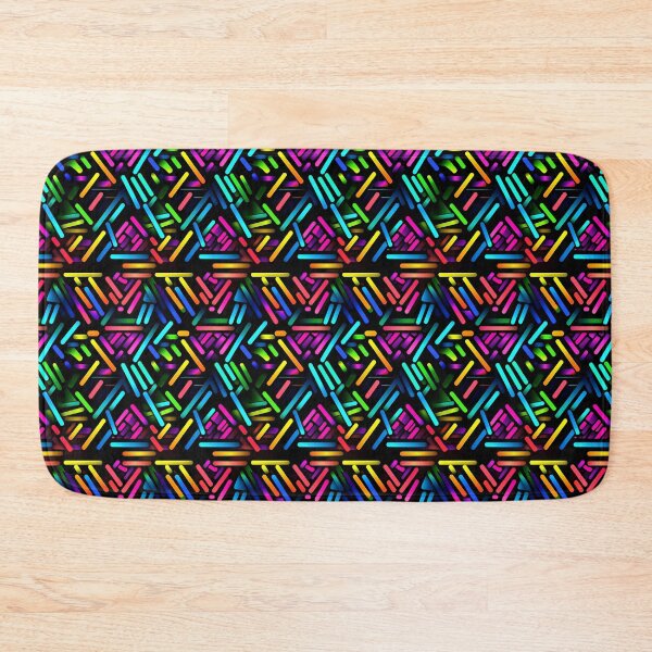 Item preview, Neon Multi-Colored Lined Design | Vibrant Neon Wall Art | Modern Home Decor designed and sold by lipe1984.