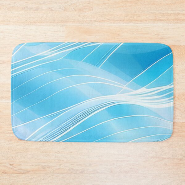 Item preview, Abstract Blue Wave Pattern designed and sold by calibrit.