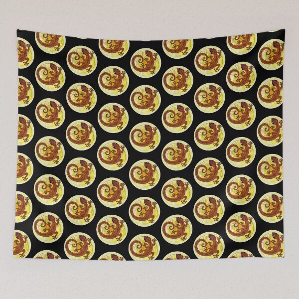 Item preview, Gold Gecko in a Sun Spiral designed and sold by heartsake.