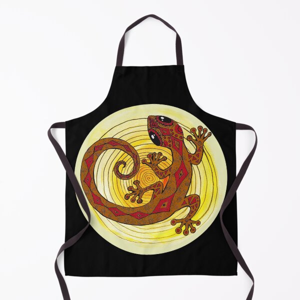 Item preview, Gold Gecko in a Sun Spiral designed and sold by heartsake.
