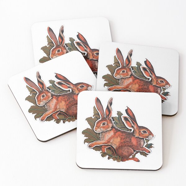 Item preview, Two hares designed and sold by abmkf.