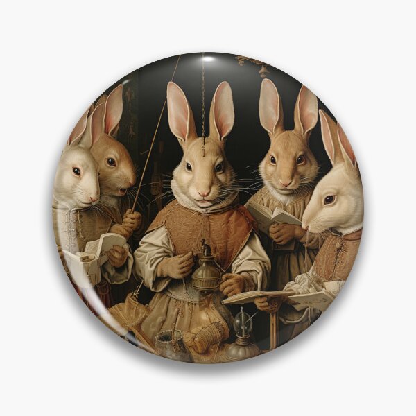 Item preview, Medieval Rabbits: The Scholars designed and sold by ebrawne.