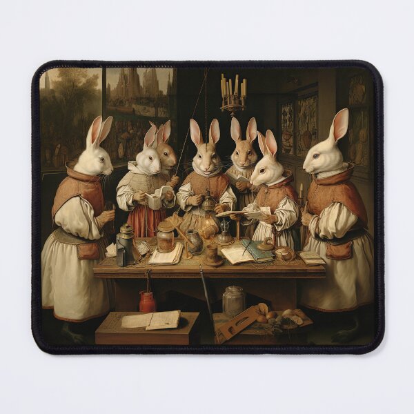 Item preview, Medieval Rabbits: The Scholars designed and sold by ebrawne.