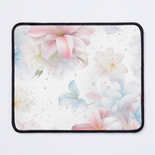 Item preview, TLouise Delicate Pastel Pink, White, and Blue Lilies designed and sold by imginger755.