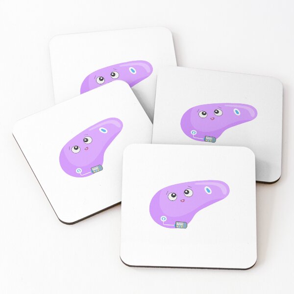 Item preview, cute pancreas w/ glucose monitor  designed and sold by SicknessSociety.