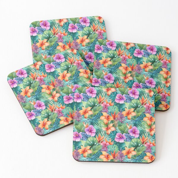 Item preview, Jungle Flowers Design | Tropical Floral Wall Art | Botanical Home Decor designed and sold by lipe1984.