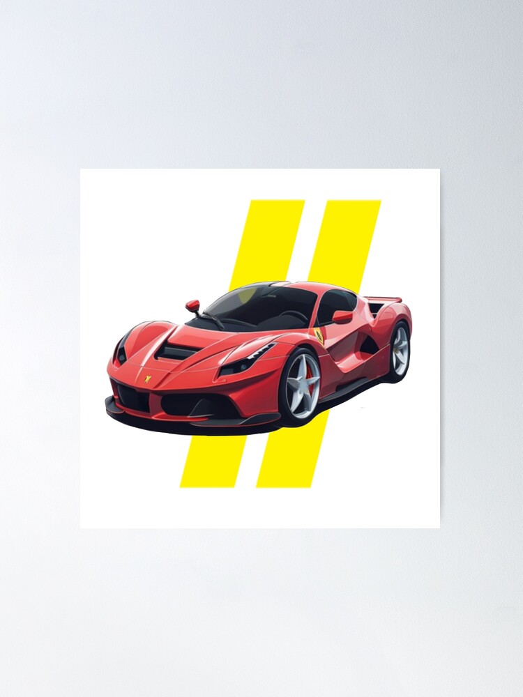 Ferrari LaFerrari Colors Poster