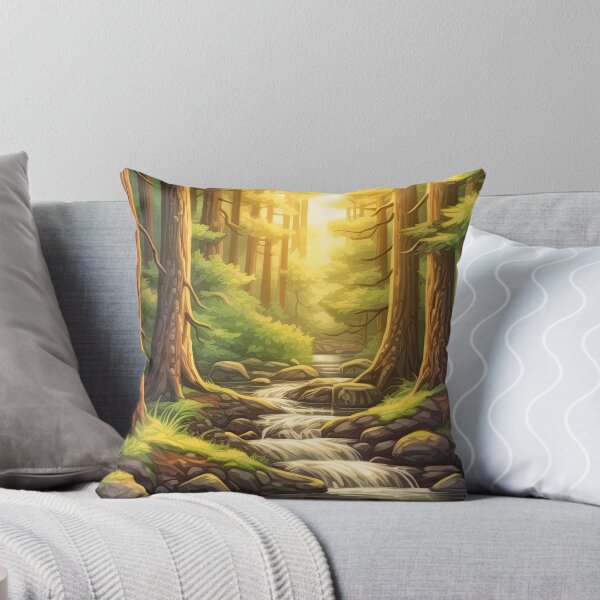Item preview, Trees and river designed and sold by abmkf.