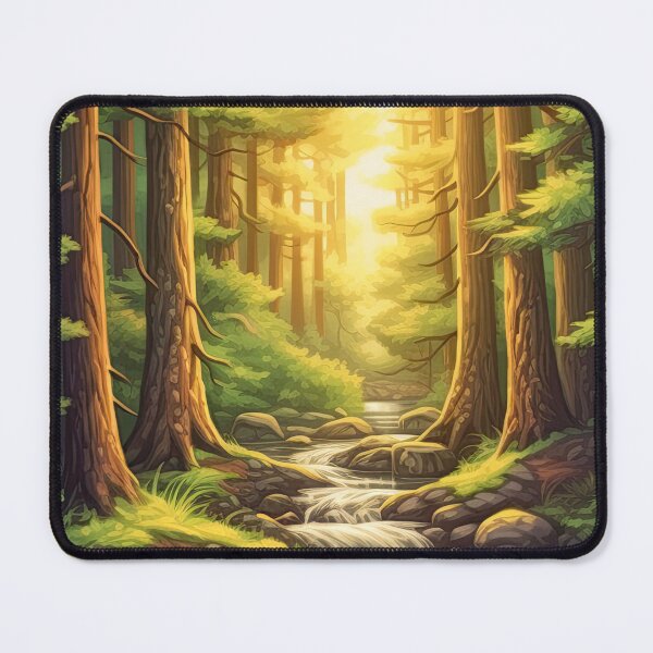 Item preview, Trees and river designed and sold by abmkf.