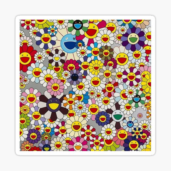 Takashi Murakami Sunflower Sticker Wholesale sticker supplier 