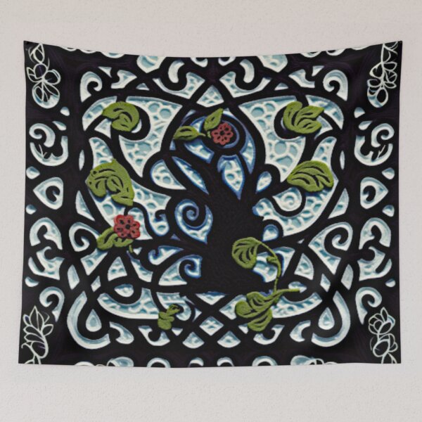 Item preview, Knotted Flowering Vine Tree designed and sold by aginlow.
