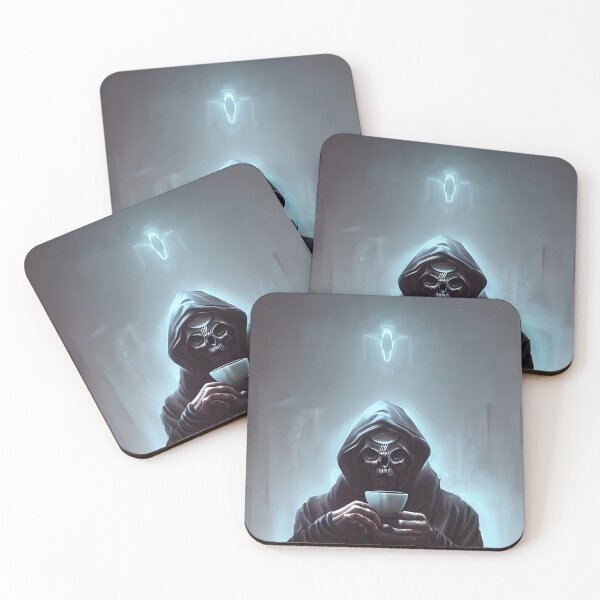 Item preview, Beyond Mortality's Veil: The Reaper's Sip of Life's Fragility designed and sold by tamuofficialmy.