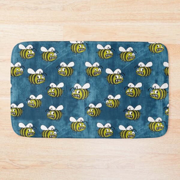 Item preview, zombie bees - blue designed and sold by littlearrow.