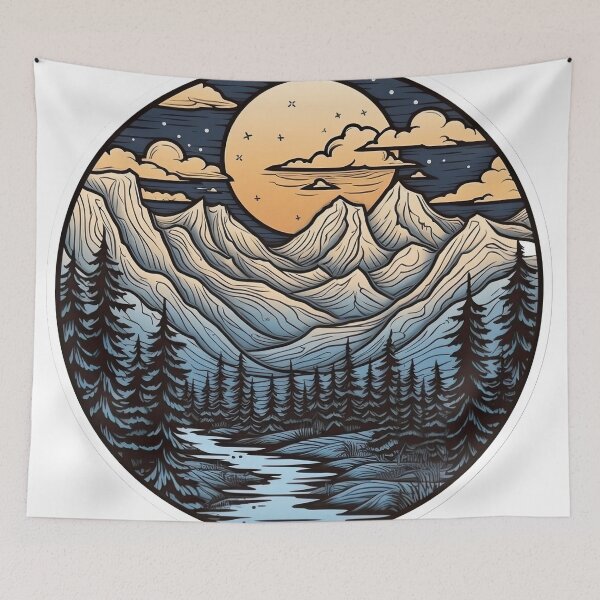 Item preview, Winter landscape designed and sold by abmkf.